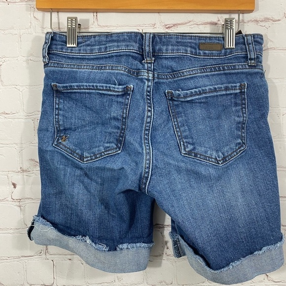 Kut from the Kloth Boyfriend Shorts Womens Size 0 Rolled Distressed Hem Shorts - Picture 2 of 6